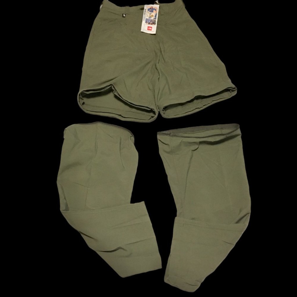 NWT The North Face Zip-Off Convertible Hiking Pants/Shorts Women's Size 10 L NEW